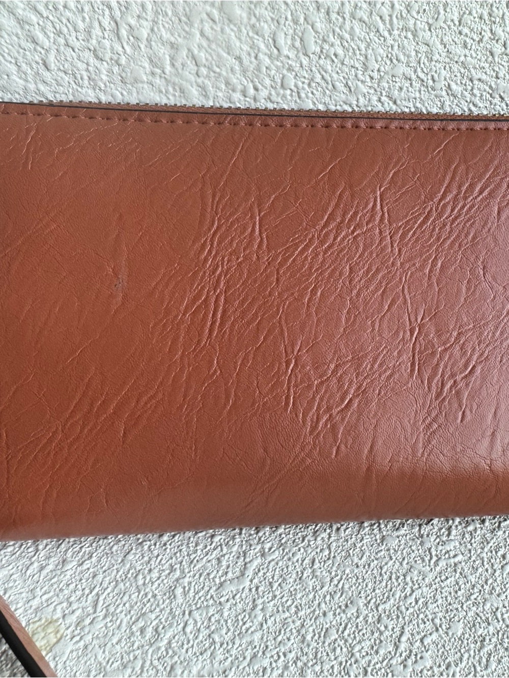 Universal Thread (Target) Brown Leather zip around wallet
